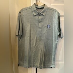 Bobby Jones Light Green Polo Shirt M- Country Club Logo-(M)‎